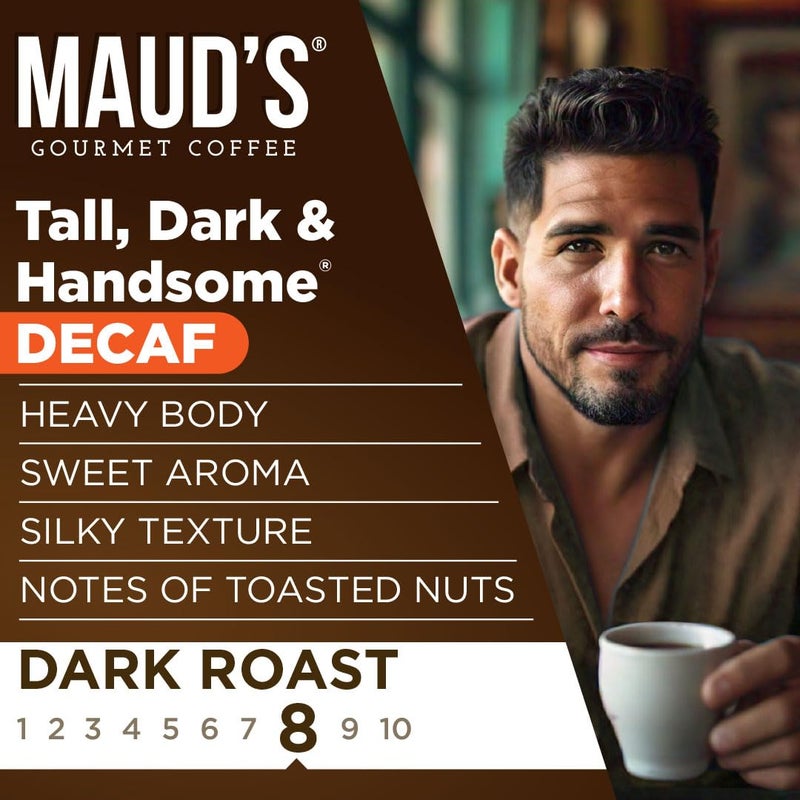 Maud's Decaf Dark Roast Coffee Pods, 100 ct, Decaffeinated Recyclable Single Serve Pods – 100% Arabica Coffee, Compatible with Keurig K Cups Maker - Image 3